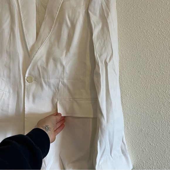 NWOT A.L.C. Women's Davin II Single-Breasted Blazer in White Size 8 - Picture 8 of 16